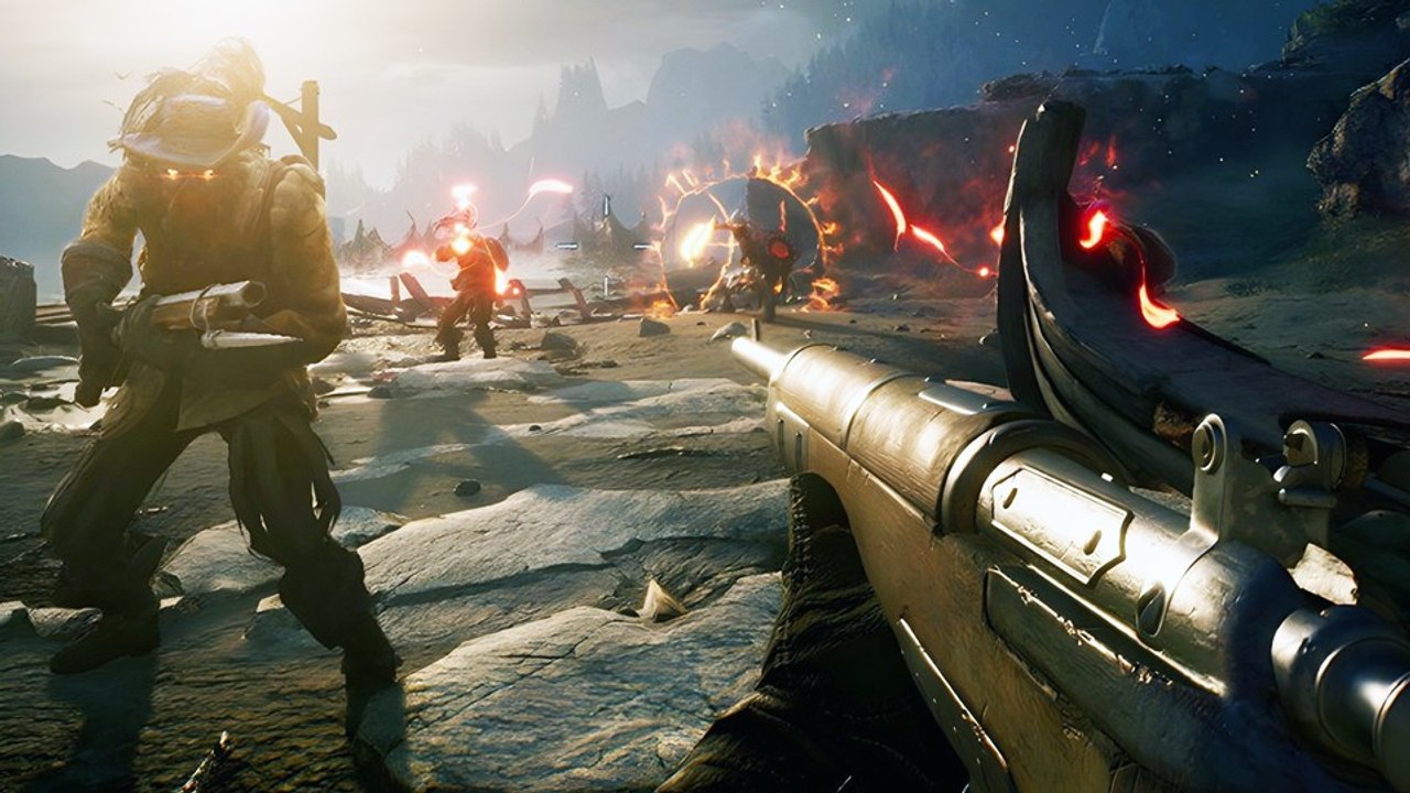 Die Waffen von Witchfire: Upgrades gibt's im Kampf, nicht im Menü