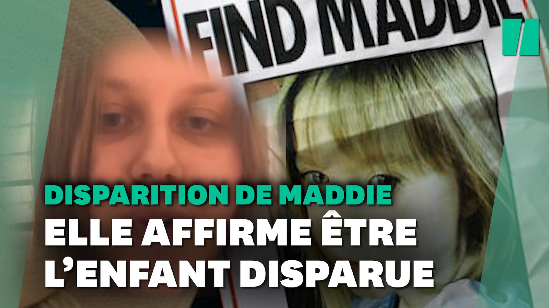 Je suis Maddie McCann » : cette Polonaise assure être la fillette disparue  au Portugal - Vidéo Dailymotion