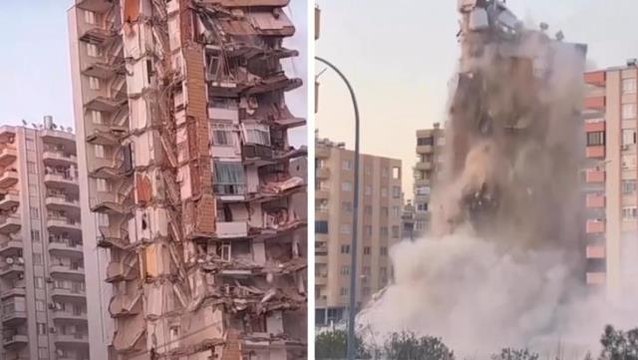 Koca koca evler kağıt gibi yıkılıp kum yığını haline geldi! Videoları izleyen herkes aynı soruyu soruyor