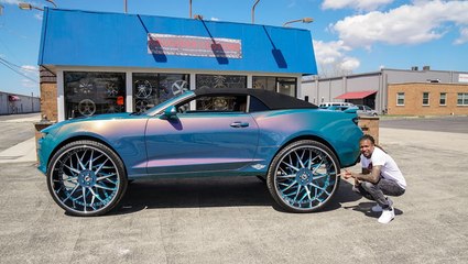 Custom Camaro With Insane 32-Inch Wheels | RIDICULOUS RIDES