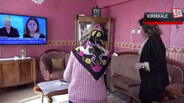 Kırıkkale'de görme ve işitme engelli 84 yaşındaki nineden duygulandıran yardım