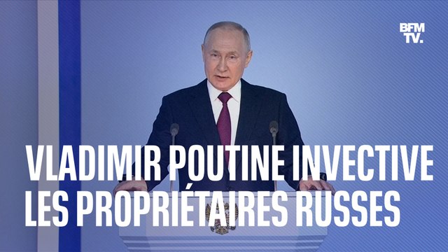Poutine fustige les citoyens de seconde zone qui ont choisi de rester en Occident