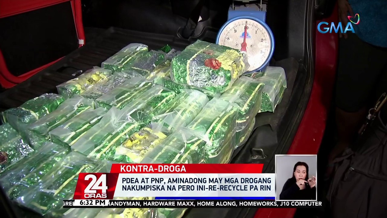 PDEA at PNP, aminadong may mga drogang nakumpiska na pero inire-recycle pa rin | 24 Oras