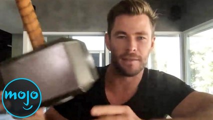 Top 10 Times Actors STOLE MCU Props