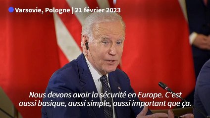 Joe Biden à Varsovie: l'Otan est "plus forte que jamais"