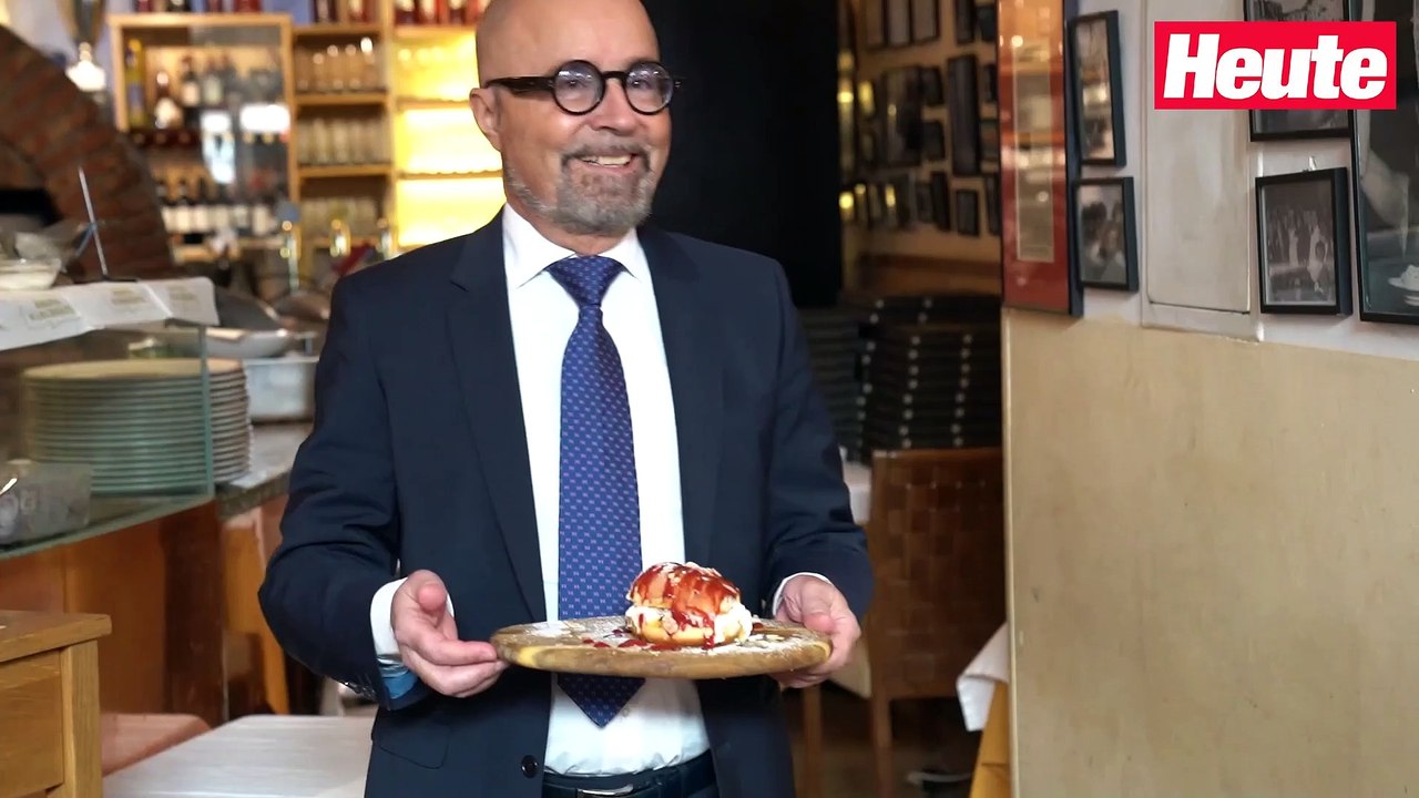 Burrata, Kirsch-Sauce – die Krapfen-Pizza im 'Heute'-Test