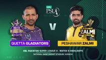 Full Highlights _ Quetta Gladiators vs Peshawar Zalmi _ Match 9 _ HBL PSL 8 _ MI2T