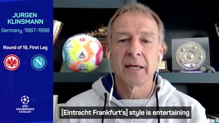 Frankfurt are like Napoli's younger brother - Klinsmann