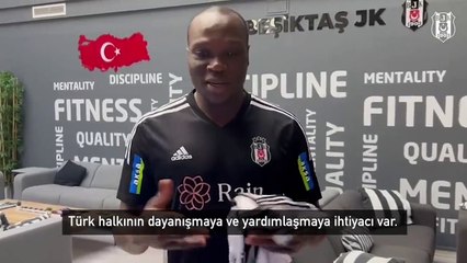 Aboubakar: "Türk halkının dayanışmaya ihtiyacı var"