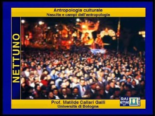 Antropologia culturale - Lez 01 - Nascita e campi dell'antropologia