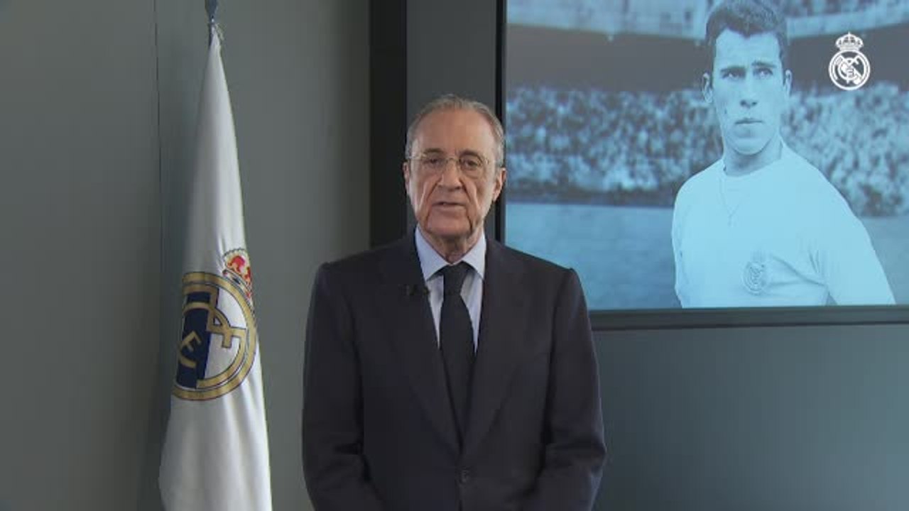 Florentino Pérez: "Gracias, querido Amancio, por todo lo que hiciste para hacer más grande a nuestro club"