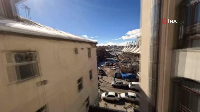 Malatya'da yıkılan yerler yarış dronu ile görüntülendi