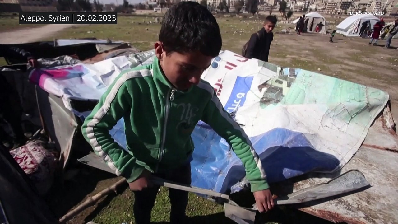 'Keine Zukunft': Millionen Menschen in Syrien nach Erdbeben obdachlos