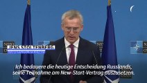 Atomwaffenvertrag: Nato und EU verurteilen Russlands ausgesetzte Teilnahme