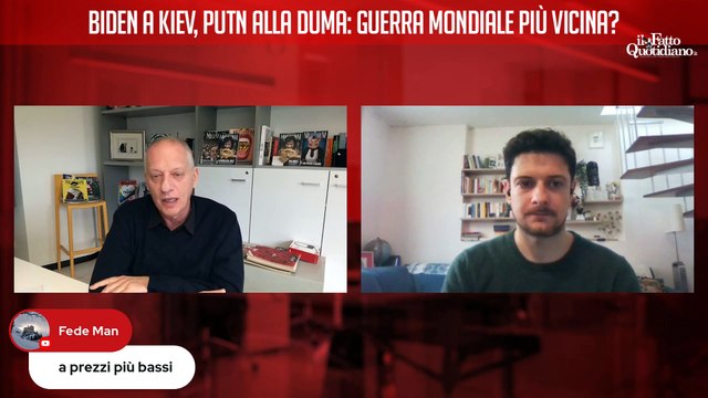 Biden a Kiev, Putin alla Duma: guerra mondiale più vicina? Segui la diretta con Peter Gomez