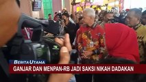 Unik, Ganjar Pranowo dan Menpan RB Jadi Saksi Nikah Dadakan di Kota Sragen Jawa Tengah