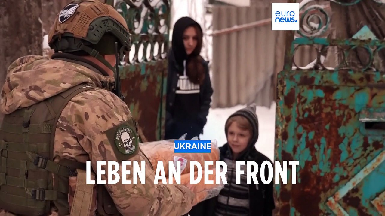 'Weiße Engel' versorgen Zivilisten nahe der Front