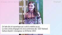 Letizia d'Espagne en robe printanière et transparente, elle vole la vedette au roi Felipe VI