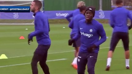 Kanté de retour à l'entraînement