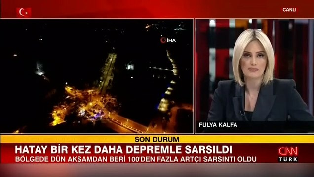 Hatay'da 4.2 büyüklüğünde deprem... Fulya Öztürk canlı yayında anlattı