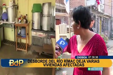 Chosica: piden ayuda para familias afectadas por inundaciones