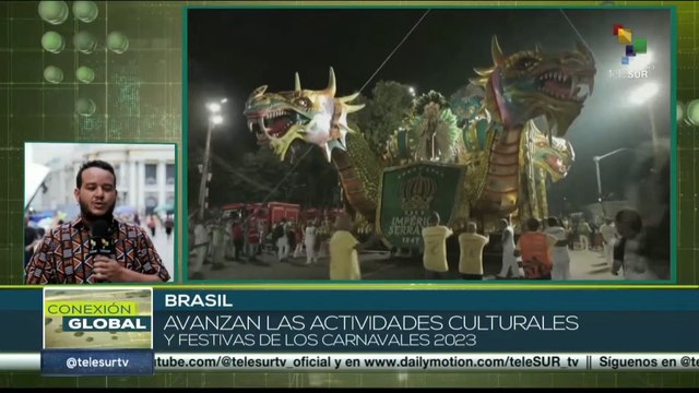 Brasil: Avanzan actividades culturales y festivas de los carnavales 2023