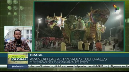 Brasil: Avanzan actividades culturales y festivas de los carnavales 2023