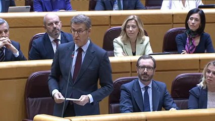 Feijóo contra Sánchez: "España está cansada de usted y de su Gobierno"
