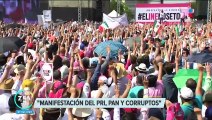 Marcha por el INE es del PRI, PAN y PRD, no de ciudadanos: López Obrador