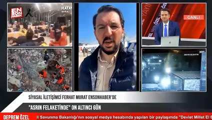 Siyasal iletişimci Ferhat Murat Ensonhaber'de