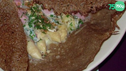 Galette asperge-jambon