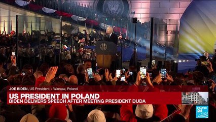 REPLAY: US Biden delivers speech after meeting Polish President Duda