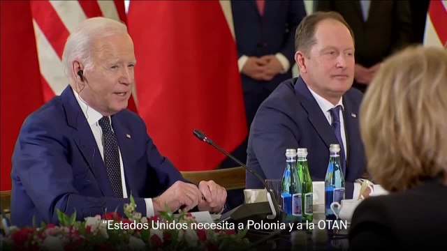 Joe Biden habla de la fortaleza de la OTAN en su visita a Polonia