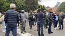 Manifestantes bloquearon la Séptima y el Esmad intervino: ¿cuáles son los requerimientos?