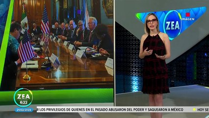 López Obrador se reúne con congresistas de Estados Unidos en Palacio Nacional