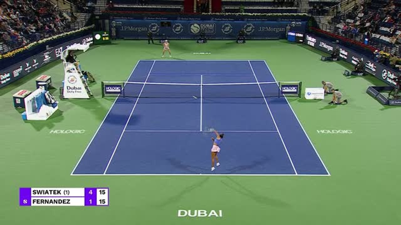 Dubaï - Swiatek sans problèmes
