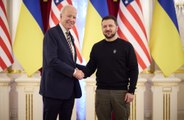 Joe Biden realizó una visita sorpresa a Kiev cuando se acerca el primer aniversario de la invasión rusa