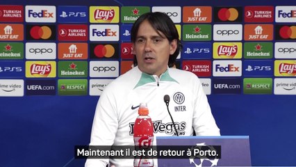 Inzaghi : “Un plaisir de revoir Sergio Conceição”