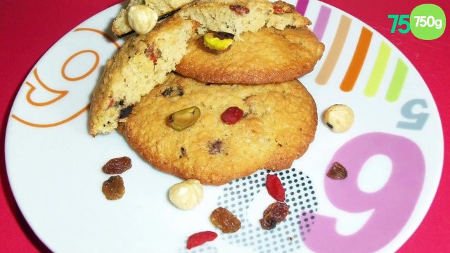Cookies aux fruits secs