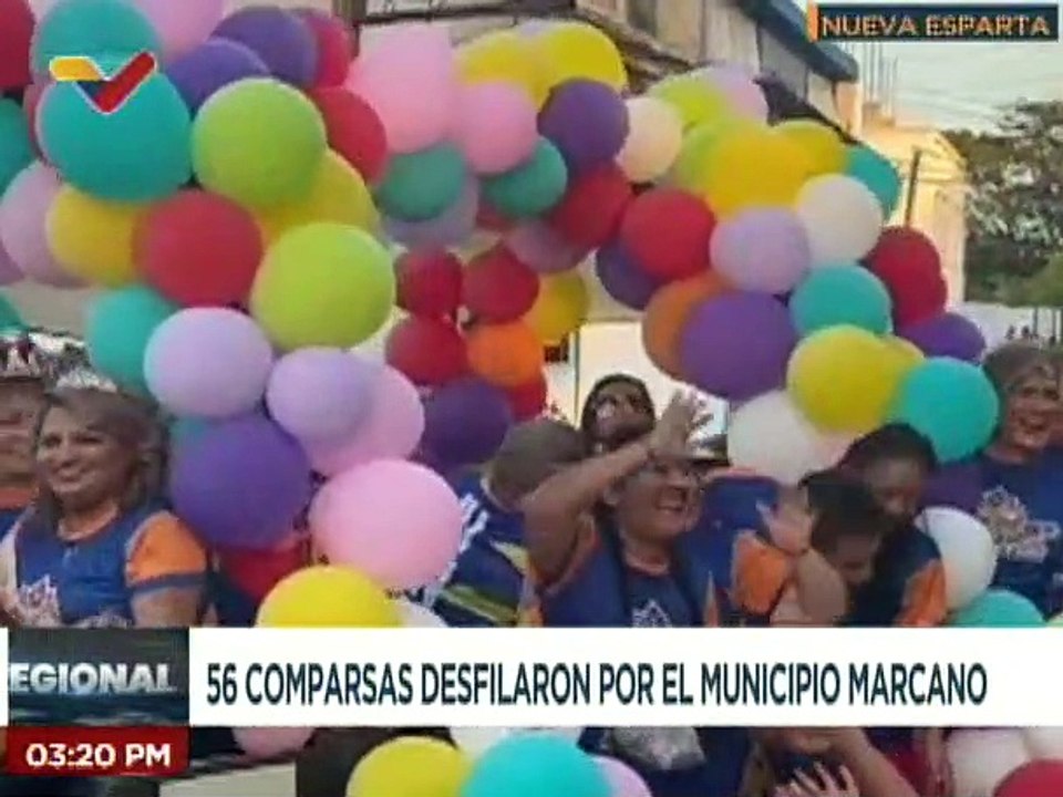 Nva. Esparta | Familias del mcpio. Marcano se congregaron para apreciar las 56 comparsas de carnaval