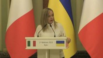 Ucraina, Meloni: Italia non intende tentennare e non lo farà
