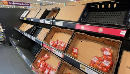 Climate change ‘interrupted the supply’ of food to shops