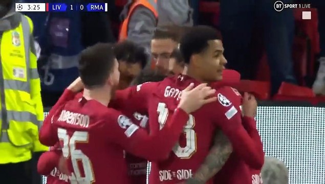 Darwin Nunez Goal- Liverpool vs Real Madrid 1-0 21/02/2023