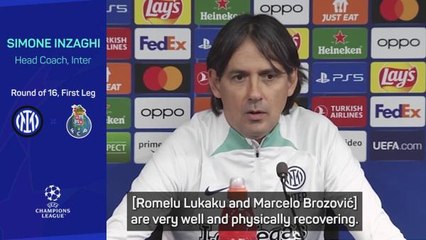 Lukaku 'putting in great effort' for Inter ahead of Porto clash - Inzaghi