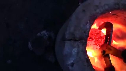 Red H0t Cannonball in Water-Ice!