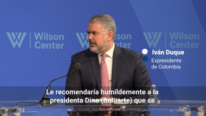 Expresidente Duque sugiere a Boluarte pensar en los Pactos de la Moncloa para calmar Perú