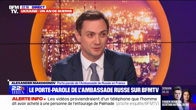 Guerre en Ukraine: Alexander Makogonov, porte-parole de l'Ambassade de Russie en France, affirme que l'armée russe est venue dans le Donbass pour défendre le peuple