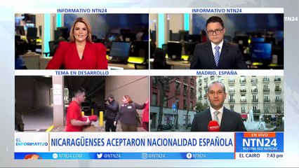 Nicaragüenses desterrados por Daniel Ortega aceptaron la nacionalidad española