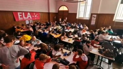 Ma visite au collège Notre Dame Perrier Pour @associationELA