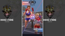 NOOB vs PRO vs HACKER - WWE 2K22 - Gameplay - MAX LEVEL in Girl Fight Club Game - Ikko Fire